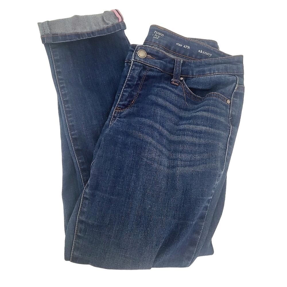 Crown & Ivy 4P skinny jeans